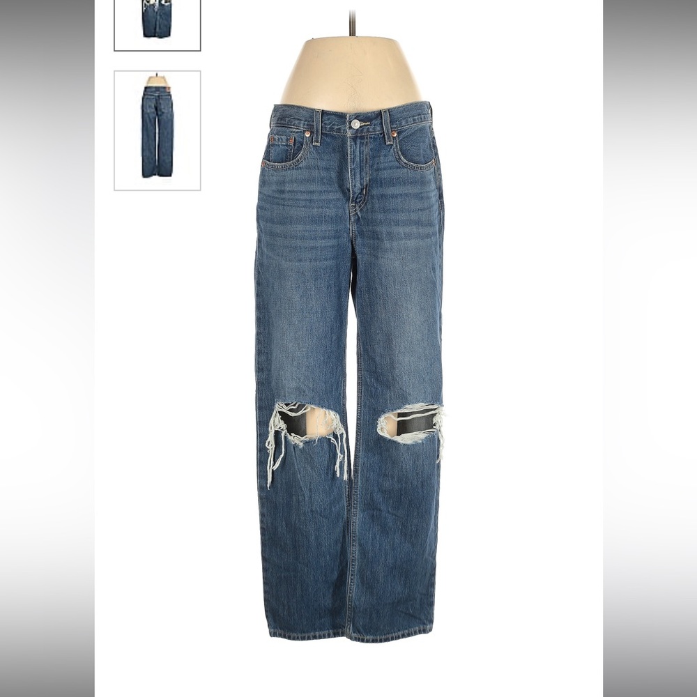 NWOT Levi's Low Pro Ripped Jeans - sz 27